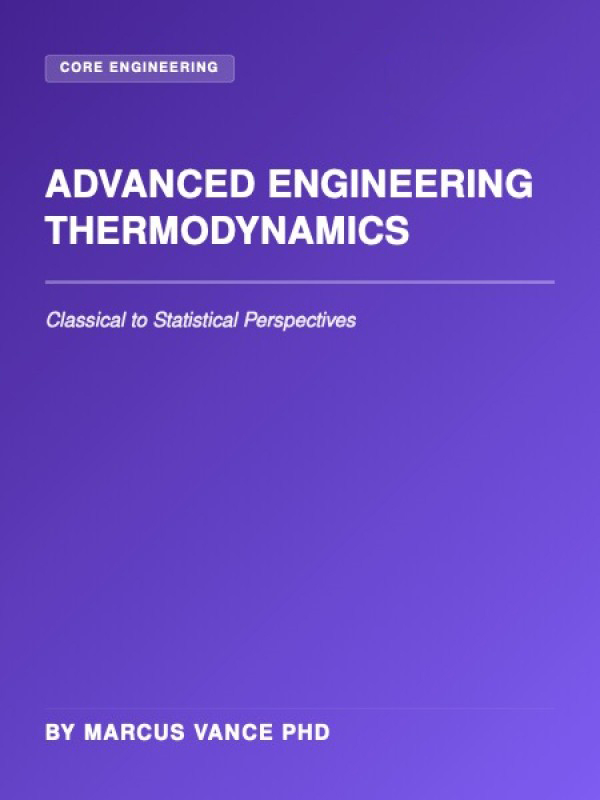 Advanced Engineering Thermodynamics cover