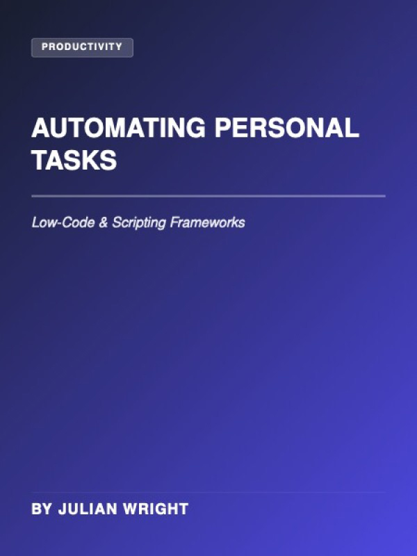 Automating Personal Tasks: The Complete Scripting Blueprint cover