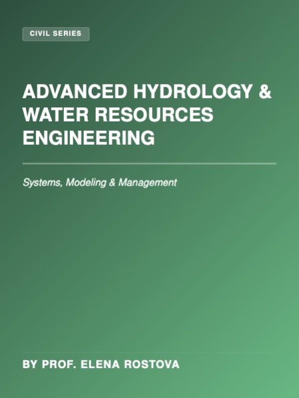 Advanced Hydrology and Water Resources Engineering cover